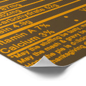 Thanksgiving pecanpasteitje Voeding T-Shirt Poster (Hoek)