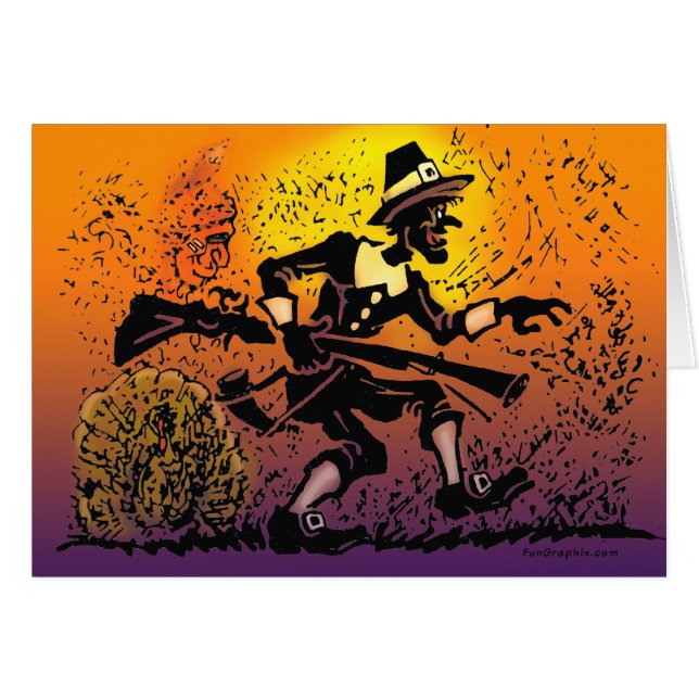 Thanksgiving pelgrim (Voorkant Horizontaal)