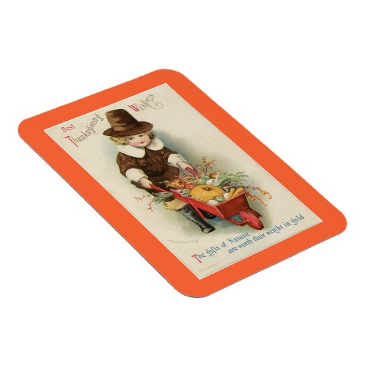  Thanksgiving Pelgrim Magneet (Rechterzijde)