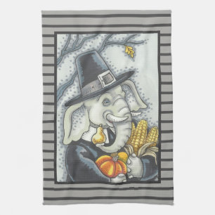 THANKSGIVING PELGRIM OLIFANT, KEUKENHANDDOEK