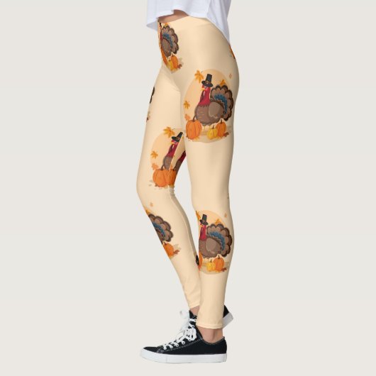 Thanksgiving pelgrim turkije leggings (Links)