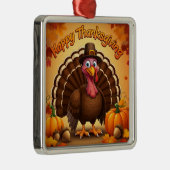 Thanksgiving Pelgrim Turkije Ornament (Rechts)