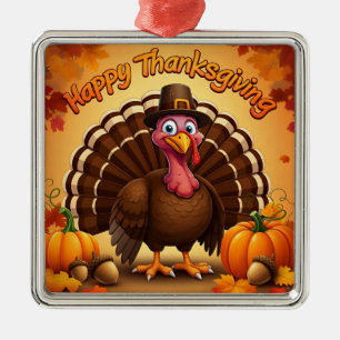 Thanksgiving Pelgrim Turkije Ornament