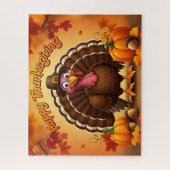 Thanksgiving pelgrim Turkije puzzel (Verticaal)