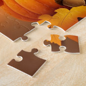 Thanksgiving pelgrim Turkije puzzel (Zijkant)