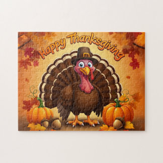 Thanksgiving pelgrim Turkije puzzel Legpuzzel