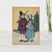  Thanksgiving Pelgrims Feestdagen Kaart (Voorkant)