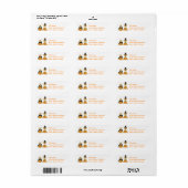Thanksgiving Pelgrims Mailing Labels (Full Sheet)