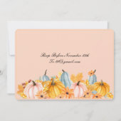 THANKSGIVING PERFECTE HERFST UITNODIGING (Achterkant)