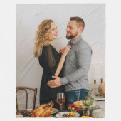 Thanksgiving photo fleece deken (Voorkant)