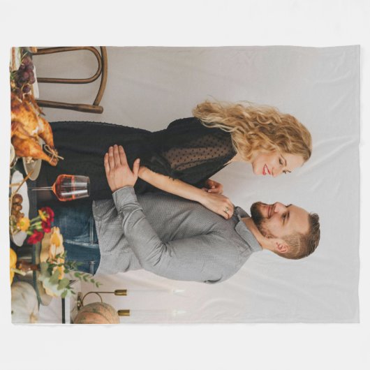 Thanksgiving photo  fleece deken (Voorkant (Horizontaal))