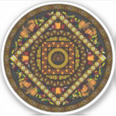 Thanksgiving pictogrammen Contour Sticker (Voorkant)