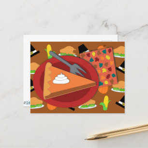 Thanksgiving Pie Briefkaart