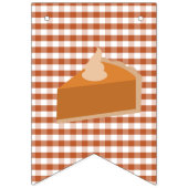 Thanksgiving Pie Dinner Party Bunting Banner (Eerste vlag)