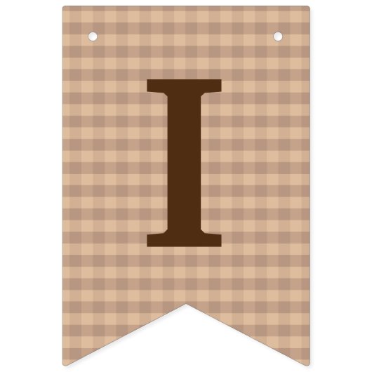 Thanksgiving Pie Dinner Party Bunting Banner (Derde vlag)