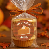 Thanksgiving Pie Dinner Party Ronde Sticker