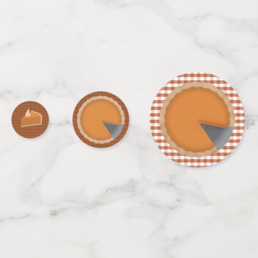 Thanksgiving Pie Dinner Party Table Confetti (Voorkanten)