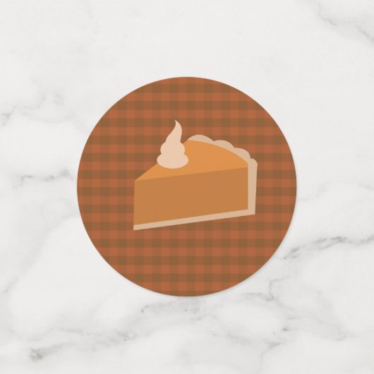 Thanksgiving Pie Dinner Party Table Confetti (Kleine voorkant)