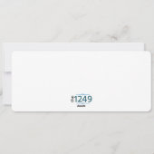 Thanksgiving Pie Feestdagenkaart (Achterkant)