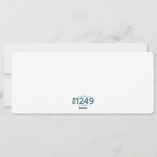 Thanksgiving Pie Feestdagenkaart (Achterkant)