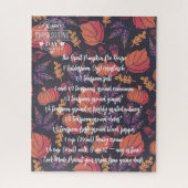 Thanksgiving Pie Pumpkin Turkije Legpuzzel (Verticaal)