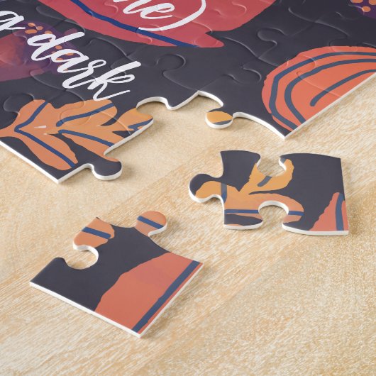 Thanksgiving Pie Pumpkin Turkije Legpuzzel (Zijkant)