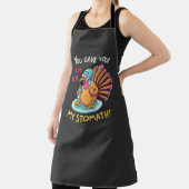 Thanksgiving Pie Pumpkin Turkije Schort (Insitu)