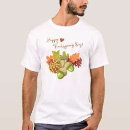 Thanksgiving Pie Pumpkin Turkije T-shirt