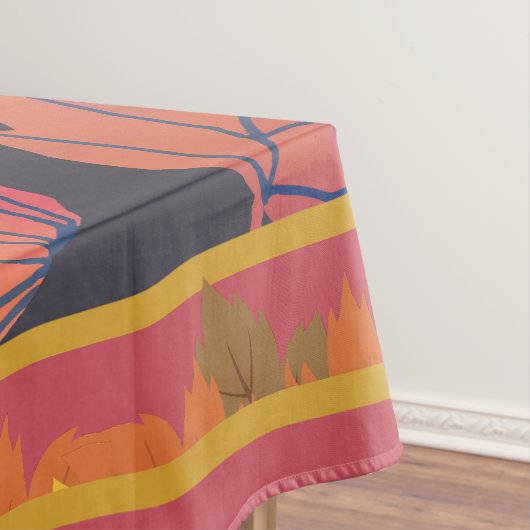 Thanksgiving Pie Pumpkin Turkije Tafelkleed (Voorbeeld)