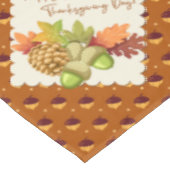 Thanksgiving Pie Pumpkin Turkije Tafelkleed (Gekanteld)