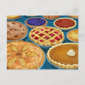Thanksgiving Pies Briefkaart (Voorkant)