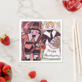 THANKSGIVING PILGRAMS servetten (Insitu)