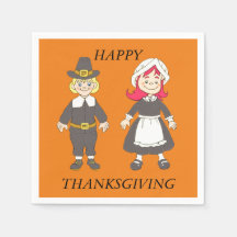Thanksgiving Pilgrim Boy and Girl