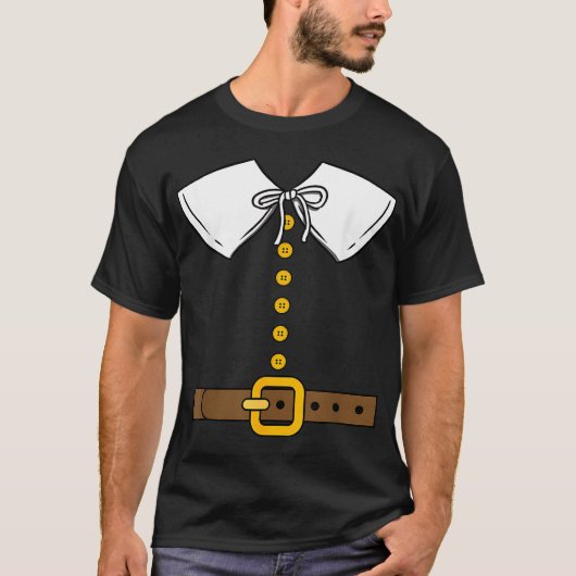 Thanksgiving Pilgrim Costume T-shirt (Voorkant)