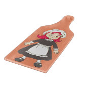 Thanksgiving Pilgrim Girl Snijplank (Hoek)