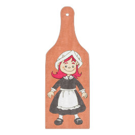 Thanksgiving Pilgrim Girl Snijplank