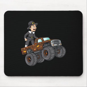 Thanksgiving Pilgrim Reusachtige Truck Peuters Muismat