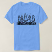 Thanksgiving Pilgrim T-shirt (Design voorkant)