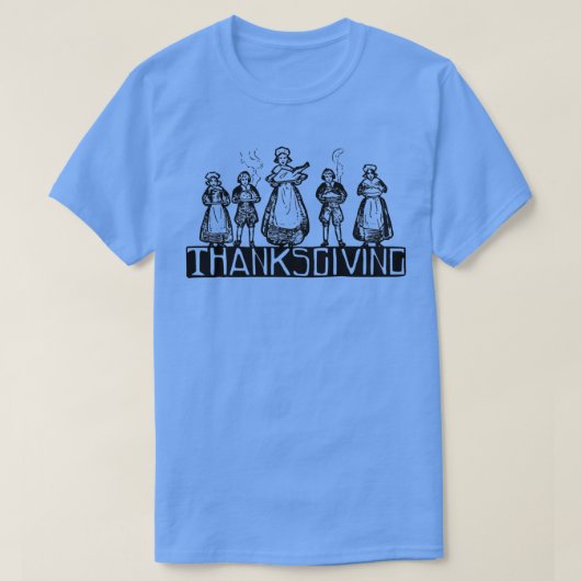 Thanksgiving Pilgrim T-shirt (Design voorkant)