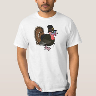 Thanksgiving Pilgrim Turkije T-shirt