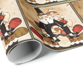 Thanksgiving Pilgrims Cadeaupapier (Rol Hoek)