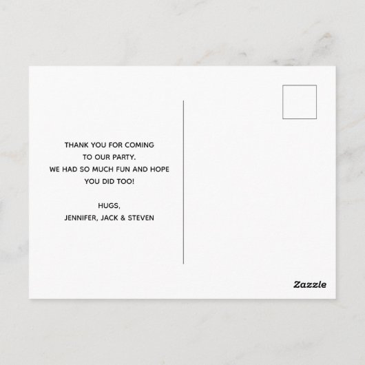 Thanksgiving Pilgrims Harvest Pattern Dank u Briefkaart (Achterkant)