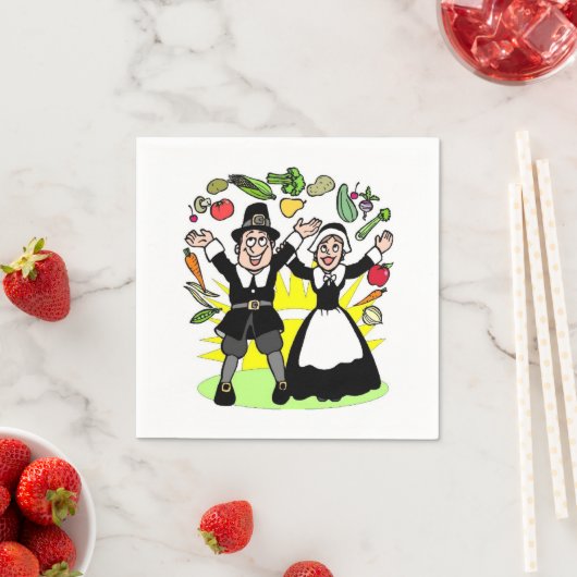 Thanksgiving Pilgrims Servet (Insitu)