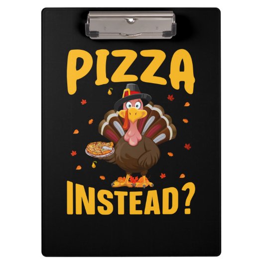Thanksgiving Pizza in plaats daarvan Klembord (Voorkant)