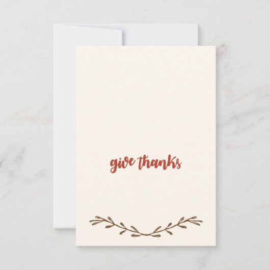 Thanksgiving plaats kaarten (Voorkant)