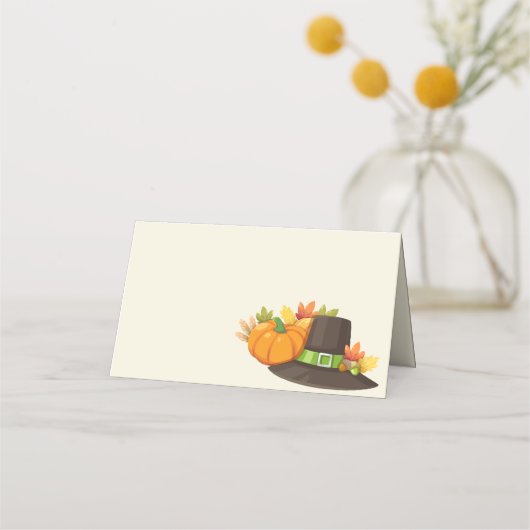 Thanksgiving Plaatskaartje (Achterkant)
