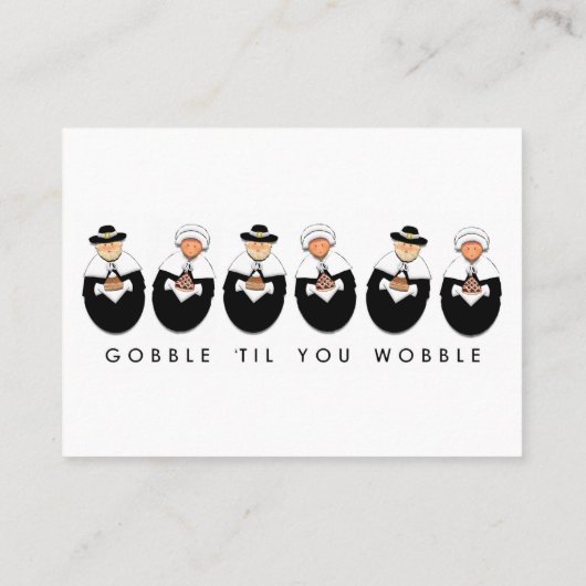 Thanksgiving Plaatskaartje (Achterkant)