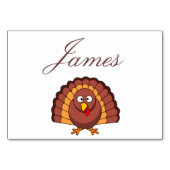 Thanksgiving plaatst kaarten met Turkije (Achterkant)