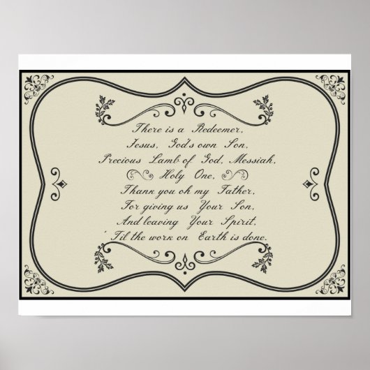 Thanksgiving placemat poster (Voorkant)