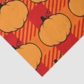 Thanksgiving Plaid Pompoen Tekening Tissuepapier (Detail)